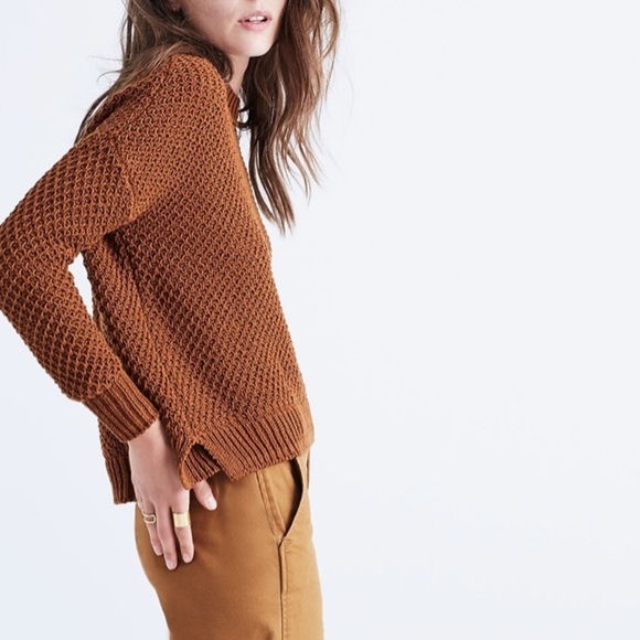 Madewell Navy French Quarter Pullover Sweater Size XS - Picture 8 of 13